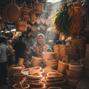 Woven Baskets & Handicrafts