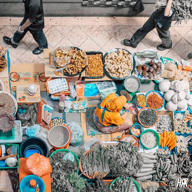 pasar siti khadijah from above by najmimy